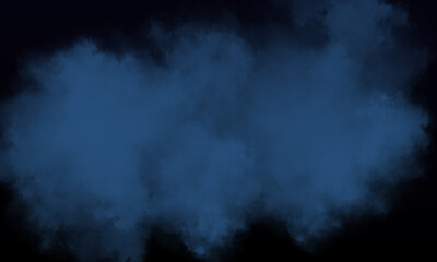 blueberry fog or smoke on dark space background