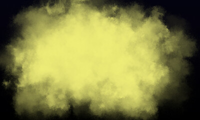 butter fog or smoke on dark space background