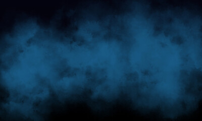 peacock fog or smoke on dark space background