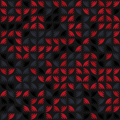 Abstract Geometric Pattern generative computational art illustration