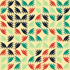 Fototapeta na wymiar Abstract Geometric Pattern generative computational art illustration