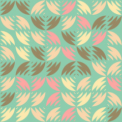 Abstract Geometric Pattern generative computational art illustration