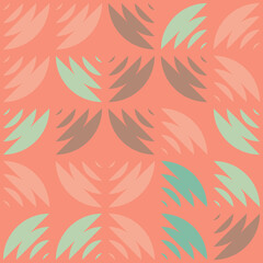 Abstract Geometric Pattern generative computational art illustration