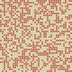Fototapeta premium Abstract Geometric Pattern generative computational art illustration