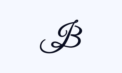 JB and BJ or B and J Abstract Letter Mark Logo Template for Business