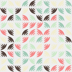 Fototapeta premium Abstract Geometric Pattern generative computational art illustration