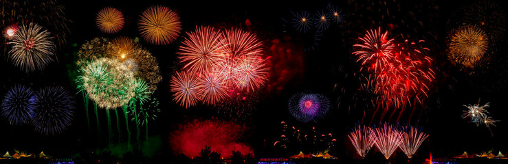 Obraz premium Feuerwerksfestival Ostfildern
