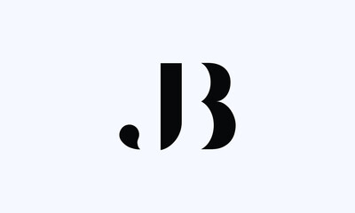 JB and BJ or B and J Abstract Letter Mark Logo Template for Business
