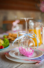 table setting for a dinner