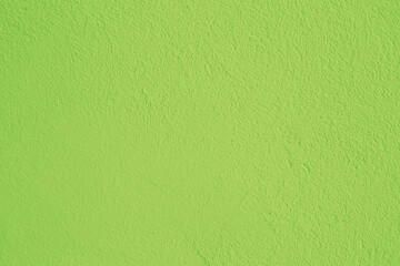 Beautiful green textured stucco on the wall.