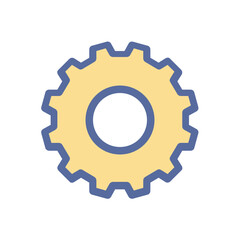 Setting filled outline icon.