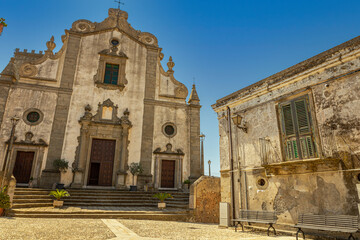 Fototapeta na wymiar Ancient Sicilian church