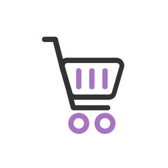 Cart outline icon.