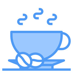 hot blue line icon