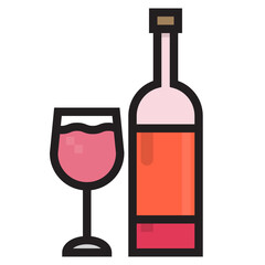 alcohol line icon