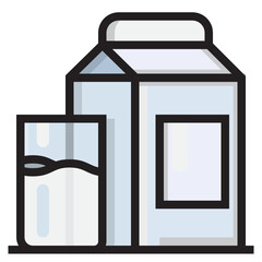 milk line icon