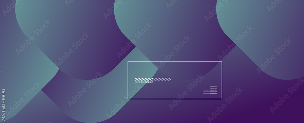 Poster Square shapes composition geometric abstract background. 3D shadow effects and fluid gradients. Modern overlapping forms