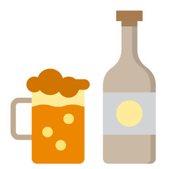 alcohol flat icon