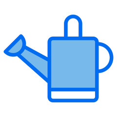 Watering Can blue line icon