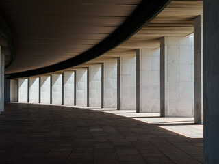 Architectural Gallery - Roofed Walkway, Light and Shadow