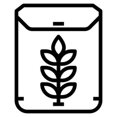 rice line icon