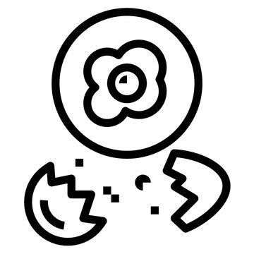 recommend clip art: Egg line icon