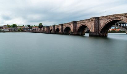Berwick Bridge across River Tweed © beataaldridge