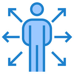 Opportunities blue style icon