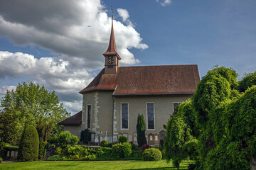 St.Niklaus cnurch. Feldbrunnen - St.Niklaus, Switzerland. Year of construction - 1689