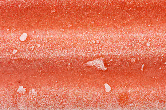 frozen popsicle close up as background and texture
