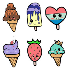 Watercolor Ice cream Clip Art, Art Graphic