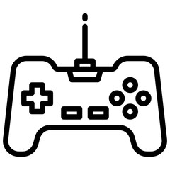Joystick outline style icon