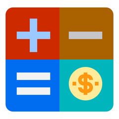 calculator flat icon