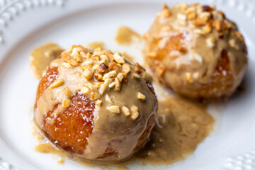 Traditional delicious Turkish dessert, Turkish name; Kemalpasa tatlisi