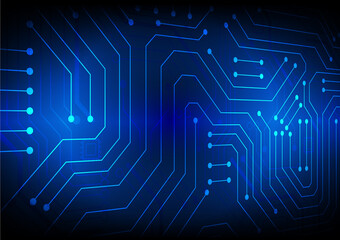 Circuit technology background with hi-tech digital data