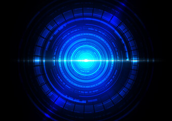 Circuit technology background with hi-tech digital data