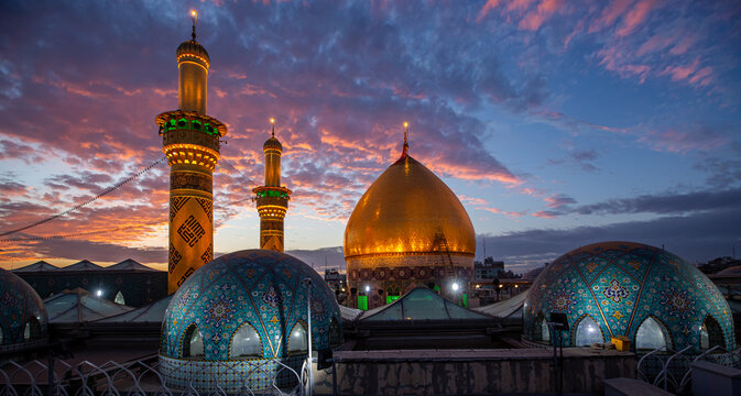 imam Husayn shrine azza sad people