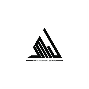 jmj letter logo creative design. jmj unique design