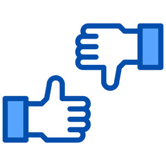 Like blue style icon