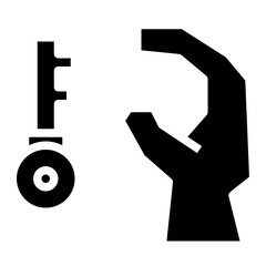 key glyph icon