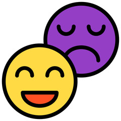 Feedback color line style icon