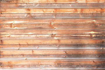 Fototapeta premium Brown wooden background with a copy of the space, Close-up