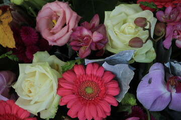 Pastel wedding flowers