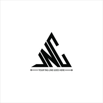 jnc letter logo creative design. jnc unique design
