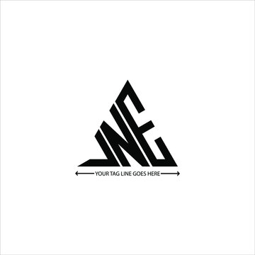 jne letter logo creative design. jne unique design
