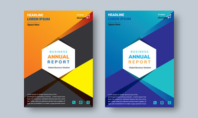 	
Annual Report Design Layout Template Multipurpose use for any Project, annual report, Brochure, flyer, Poster, Booklet, Cover, etc.