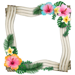 frame with flowers © angela0982