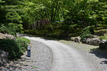 加工された日本庭園
