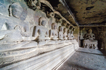 Ajanta and Ellora Cave Complex in India
