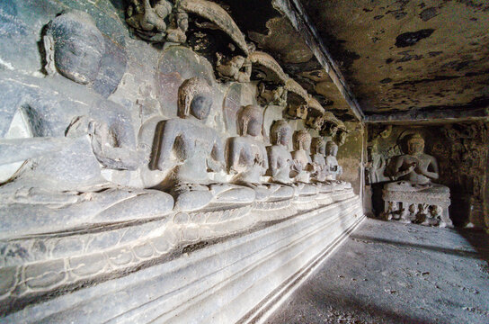 Ajanta And Ellora Cave Complex In India